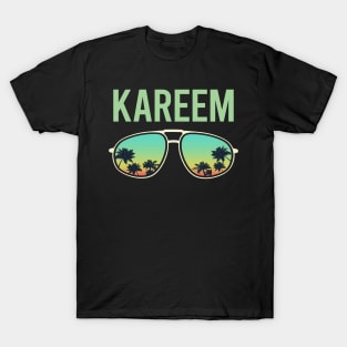 Cool Glasses - Kareem Name T-Shirt